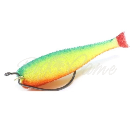 Поролоновая рыбка LEX Classic Fish 8 OF2 YGROR (желтое тело / зеленая спина / оранжевое брюхо) фото 1