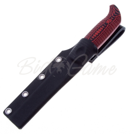 Нож OWL KNIFE North сталь N690 рукоять G10 черно-красная фото 3