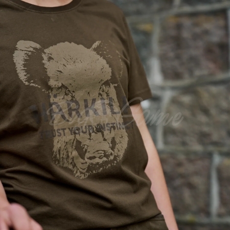 Футболка HARKILA Wildboar S/S T-Shirt Women цвет Willow green фото 5