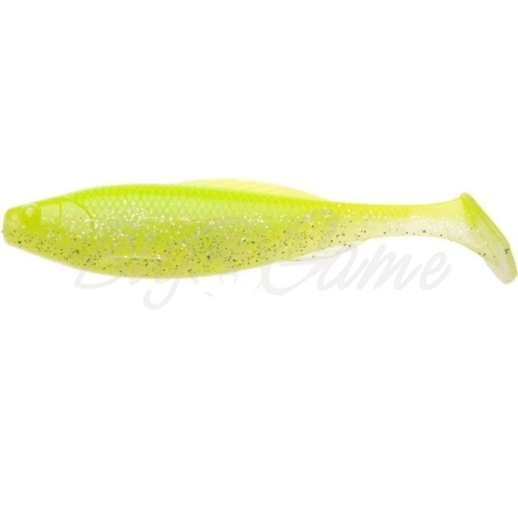 Виброхвост NARVAL Troublemaker 10 см (5 шт.) код цв. #004 цв. Lime Chartreuse фото 1