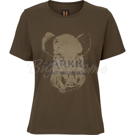Футболка HARKILA Wildboar S/S T-Shirt Women цвет Willow green фото 1