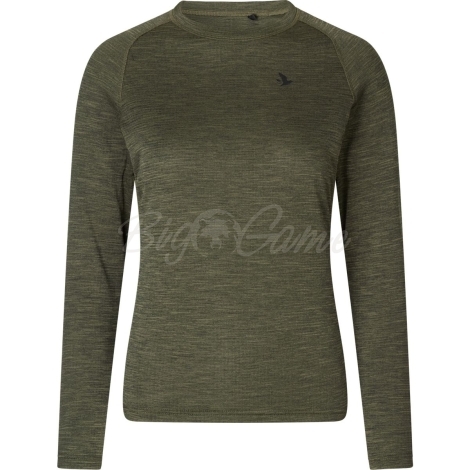 Термокофта SEELAND Active L/S T-Shirt Women цвет Pine green фото 1