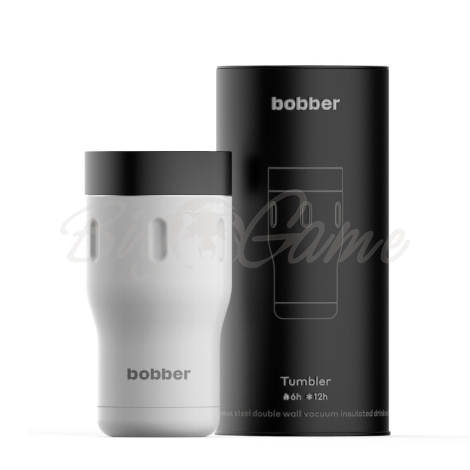 Термокружка BOBBER Tumbler 0,35 л цвет Iced Water (белый) фото 1