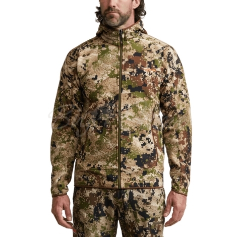 Толстовка SITKA Alpha Fleece Hooded Jacket цвет Optifade Subalpine фото 6