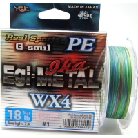 Плетенка YGK Real Sports G-Soul Egi Metal WX4 150 м цв. Многоцветный # 0,4