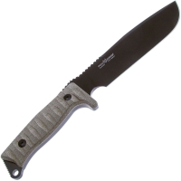 Нож с фиксированным клинком FOX KNIVES Combat Jungle сталь Bohler N690Co рукоять Микарта цв. Зеленый превью 5