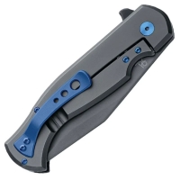 Нож складной полуавтоматический FOX KNIVES Eastwood Tiger сталь CPM S90V рукоять Титановый сплав цв. Черный превью 3