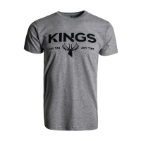 Футболка KING'S Any Tag Any Time Tee цвет Heather Grey