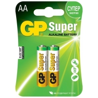 Батарейка GP Super alkaline AA LR06-2BL (15A-2CR2) тип АА (2 шт.)
