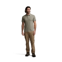 Футболка SITKA Essential SS Polo цвет Oak Heather превью 9