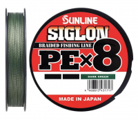 Плетенка SUNLINE Siglon PEx8 150 м цв. темно-зеленый 0,094 мм