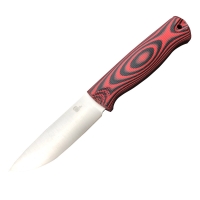 Нож OWL KNIFE Hoot сталь M390 рукоять G10 черно-красная