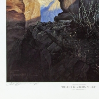 Картина T. Mansanarez репродукция Desert Bighorn Sheep  превью 3
