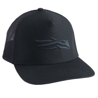 Бейсболка SITKA Logo Five Panel Trucker цвет Black