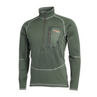 Водолазка SITKA Core Hvy Wt Zip-T цвет Forest