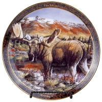 Тарелка декоративная с охотничьими животными Фарфор превью 5