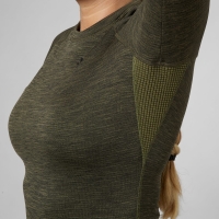 Термокофта SEELAND Active L/S T-Shirt Women цвет Pine green превью 2