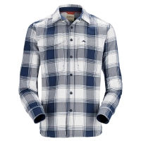 Рубашка SIMMS Guide Flannel цвет Navy / White Dimensional Buffalo