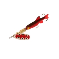 silver tw / red minnow
