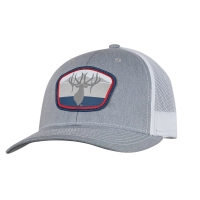 Бейсболка KING'S Elk Logo Patch Hat цвет Grey / White Elk