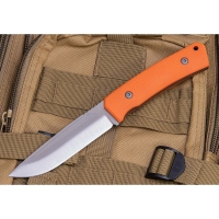 Нож OWL KNIFE Barn сталь CPR рукоять G10 Оранжевая