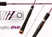 Удилище спиннинговое CRAZY FISH Ebisu Violet S712L Light game тест 3 - 7 г