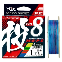 Плетенка YGK MOPE Nage WX8 многоцветный 200 м #1