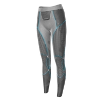 Кальсоны X-BIONIC Apani Merino By Lady Uw Pants Long цвет Черный / Серый / Бирюзовый