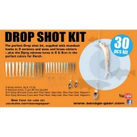 Набор оснастки SAVAGE GEAR Dying Minnow Drop Shot Pro Pack Kit (30 шт.) NL