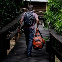Гермосумка SIMMS Tailwind Duffel 80 л цвет Orange превью 2