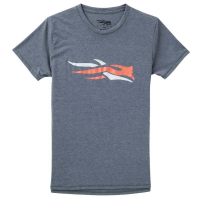 Футболка SITKA WS Logo Tee SS цвет Lead