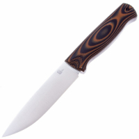 Нож OWL KNIFE Otus сталь N690 рукоять G10 черно-оранжевая