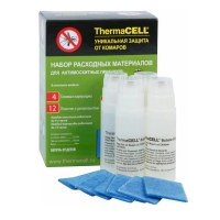 Набор THERMACELL запасной (4 газовых картриджа + 12 таблеток)