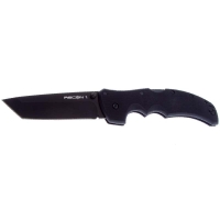 Нож складной COLD STEEL Recon 1 Tanto Plain Edge рукоять G10, цв. Black
