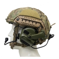 Наушники противошумные EARMOR M32X-Mark3 MilPro RAC Headset цв. Foliage Green превью 5