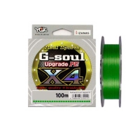 Плетенка YGK Real Sports G-Soul Upgrade PEx4 100 м цв. Зеленый # 0,25