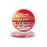 Леска зимняя SALMO Diamond Winter Red Mono 30 м 0,2 мм цв. красный