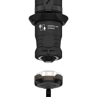Фонарь тактический ARMYTEK Dobermann Pro Magnet USB Теплый цвет Матовый черный превью 2
