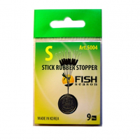 Стопор резиновый FISH SEASON 5004 Stick Rubber Stopper Цилиндр р. SSS (9 шт.)