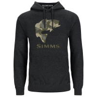 Толстовка SIMMS Bass Fill Hoody цвет Charcoal Heather