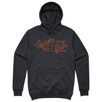 Толстовка SIMMS Bass Line Hoody CX цвет Charcoal Heather