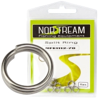 Кольцо заводное NORSTREAM Split rings (10 шт.) 7 мм