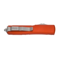 Нож автоматический MICROTECH Ultratech S/E CTS-204P, рукоять алюминий, цв. оранжевый