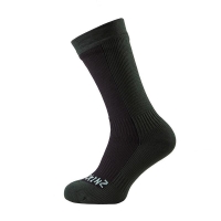 Носки SEALSKINZ Hiking Mid Mid Sock цвет Black / Racing Green