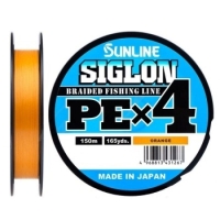Плетенка SUNLINE Siglon PEx4 300 м цв. оранжевый 0,171 мм