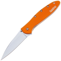 Нож складной KERSHAW Leek 14C28N Sandvik рукоять Алюминий цв. Оранжевый