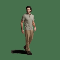 Футболка SITKA Essential SS Polo цвет Oak Heather превью 8