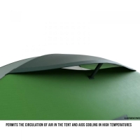Палатка HUSKY Brunel 2 цвет зеленый превью 3
