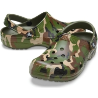 Сабо CROCS Classic Printed Camo Clog цвет камуфляж превью 4