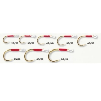 Крючок одинарный SMITH Assist Hook Vertical Gold № 8G (5 шт.) превью 2